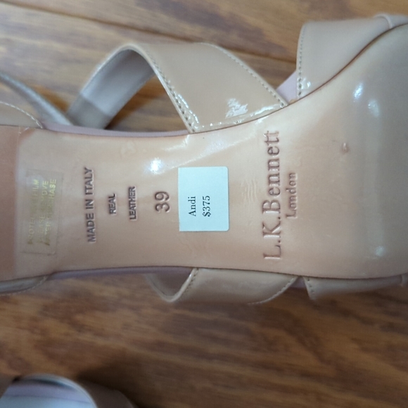 L.K. Bennett Nude Patent Leather Pumps - Picture 3 of 4